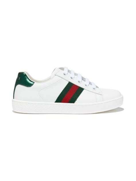 sneakers con dettaglio web gucci kids farfetch|Sneakers di Gucci Kids .